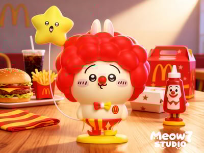 【吉伊卡哇】喵奇妙妙屋 Meow7studio－彩色小丑烏薩奇4