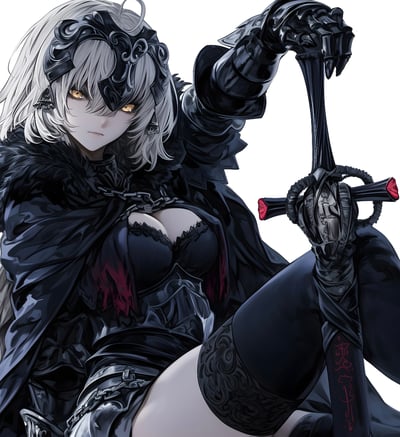 【週邊】H2工作室-黑貞德 Fate/Grand Order龍之魔女Avenger裝飾畫3