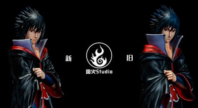 【火影忍者】圓火工作室-雙人羈絆 黑袍高冷男 佐助5