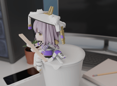 【正版授權】SWIF-勝利女神 泡麵壓公仔24