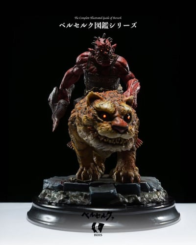 【烙印勇士】BIHS 工作室－劍風傳奇 桌面級圖鑑 第五彈 DAKA與老虎（海外現貨）2