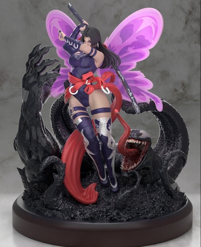 【漫威】行者工作室-漫威系列 靈蝶&毒液1