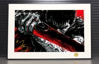 【週邊】H2工作室-格斯 劍風傳奇烙印勇士烙印戰士Berserk裝飾畫2