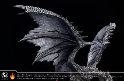 【魔物獵人】S6工作室-怪獸獵人共鳴系列 銀火龍 蒼火龍 雄火龍3