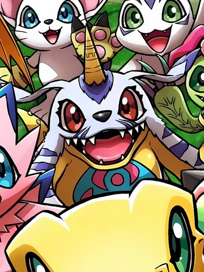 【週邊】星空工作室-數碼寶貝成長期 Digimon亞古獸加布獸巴達獸太一大和數碼暴龍動畫裝飾畫4