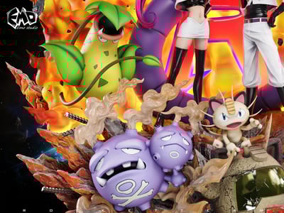 【寶可夢】Emo-畢業雕像系列 第三彈 火箭隊5