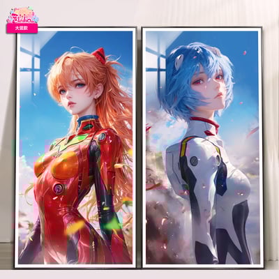 【週邊】阿喵畫社-明日香綾波麗組合1