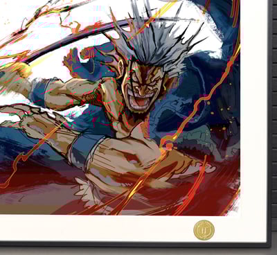 【週邊】H2工作室-洛克斯D吉貝克 海賊王神之谷卡普羅傑動漫二次元裝飾畫4