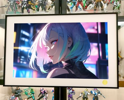 【週邊】星空工作室－電馭叛客：邊緣行者 回眸露西 裝飾畫1