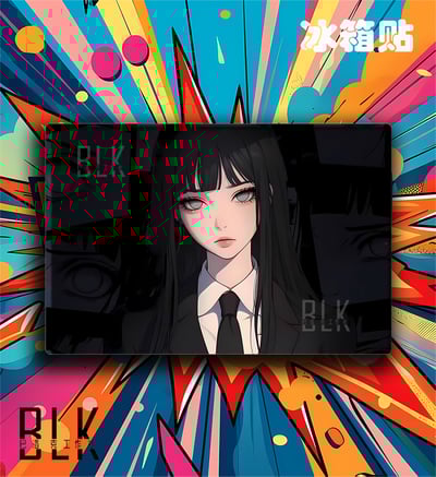 【週邊】巴洛克－火影忍者 西裝雛田 裝飾畫&冰箱貼5