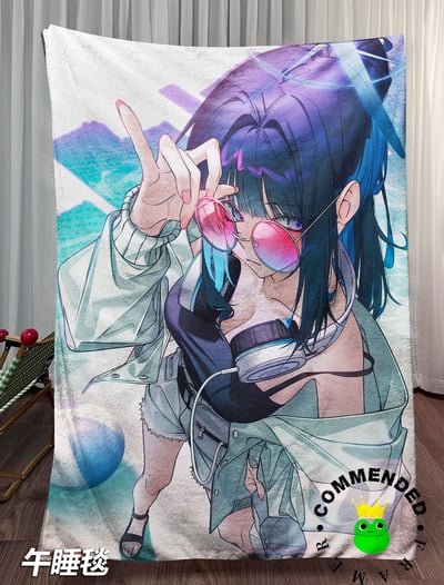 【週邊】皇呱－蔚藍檔案 酷颯紗織隊長 裝飾畫4