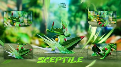 【寶可夢】南瓜粥-mega蜥蜴王2