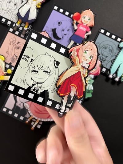 【週邊】萌萌匠-間諜過家家阿尼亞組合冰箱貼4