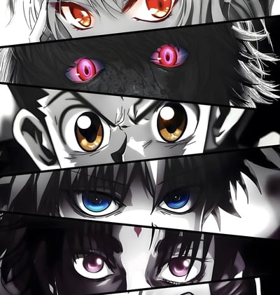 【週邊】H2工作室-全職獵人 小傑奇犽酷拉皮卡西索動漫二次元裝飾畫3