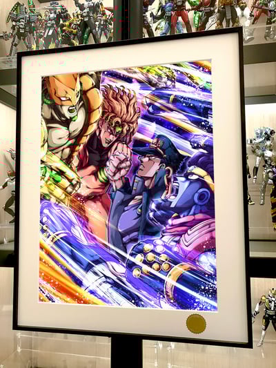 【週邊】星空工作室－JOJO的奇妙冒險 白金之星vs世界 裝飾畫2