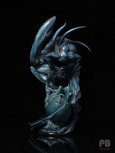 【異形】Pixel Blender Studios PB工作室－異形小雕像3