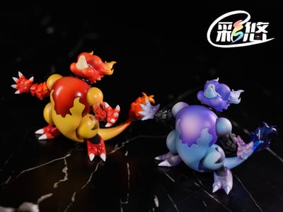 【寶可夢】彩悠工作室－白銀大會 小智vs小茂陣容 第八彈 小茂王牌 鴨嘴火獸1