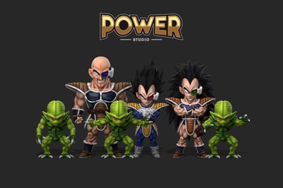 【七龍珠】Power studio-七龍珠賽亞人篇 蔬菜人5