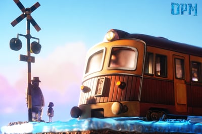 【宮崎駿】OPM-Studio-桌面系列 011 千與千尋 海上列車3