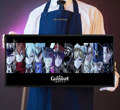 【週邊】千鳥社-原神至冬國愚人眾十一執行官滑鼠墊裝飾畫1