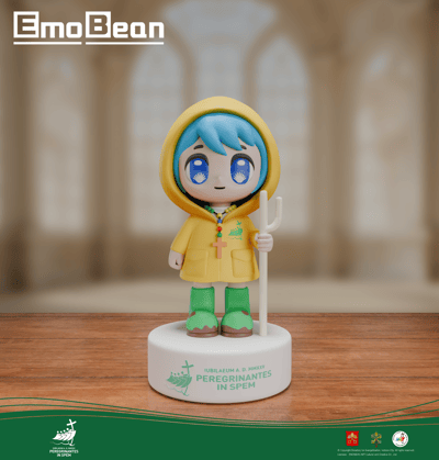 【正版授權】EmoBean-LUCE 梵蒂岡娃娃 2025世博會吉祥物2