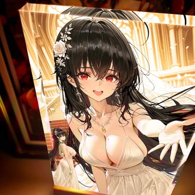 【週邊】阿喵畫社－婚紗 大鳳 發光卡磚&護腕滑鼠墊2