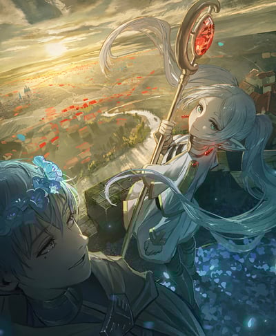 【週邊】H2工作室－葬送的芙莉蓮 辛梅爾＆芙莉蓮 裝飾畫3