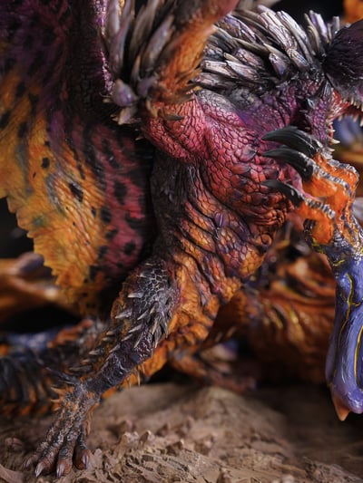 【魔物獵人】龍之邊境工作室DragonFrontierStudio－殲世滅盡龍 VS 天地煌啼龍11