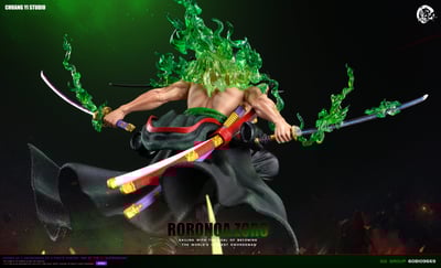 【海賊王】創藝工作室-煉獄鬼斬 三刀流綠焰5