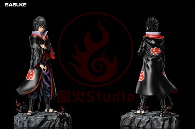 【火影忍者】圓火工作室-雙人羈絆 黑袍高冷男 佐助6