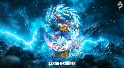 【戰鬥陀螺】掠影Studio 童年懷舊系列 001 4聖獸共鳴 戰鬥陀螺 小龍1