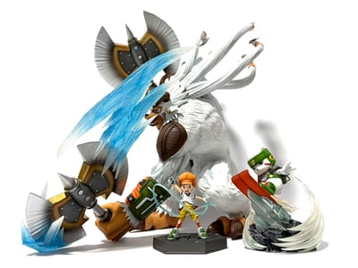 【數碼寶貝】殭屍車工作室－無限地帶 獸型 第二彈 冰之鬥士 巴撒獸（海外現貨）4