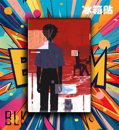 【週邊】巴洛克－新世紀福音戰士 再見EVA 裝飾畫&冰箱貼5