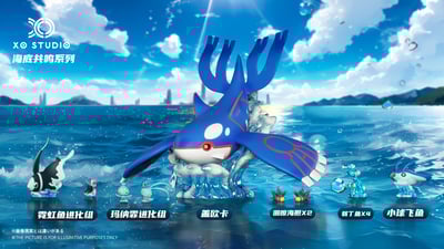 【寶可夢】XOstudio-海底世界 SCALE WORLD 海洋頌歌 蓋歐卡2