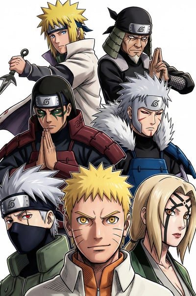 【週邊】H2工作室－火影忍者 歷代火影3