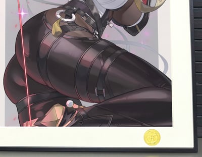 【週邊】H2工作室-伊芙琳絕區零Evelyn伊芙裝飾畫5