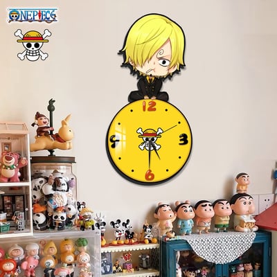 【週邊】阿喵畫社-海賊王Q版鐘錶6