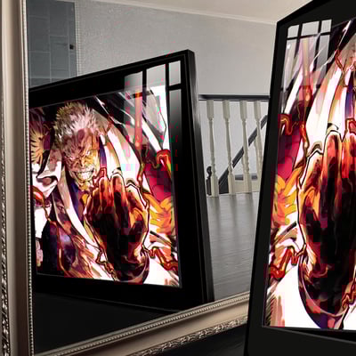 【週邊】橘子工作室－海賊王 霸王色 鐵拳卡普 裝飾畫4