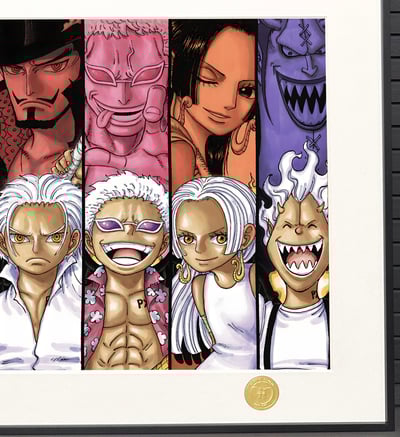 【週邊】H2工作室－海賊王 熾天使 七武海 女帝漢庫克 鷹眼 明哥 克洛克達爾 大熊 裝飾畫4