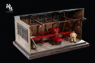 【宮崎駿】神隱工作室-剪影瞬間系列 紅豬王牌飛行員波魯克2