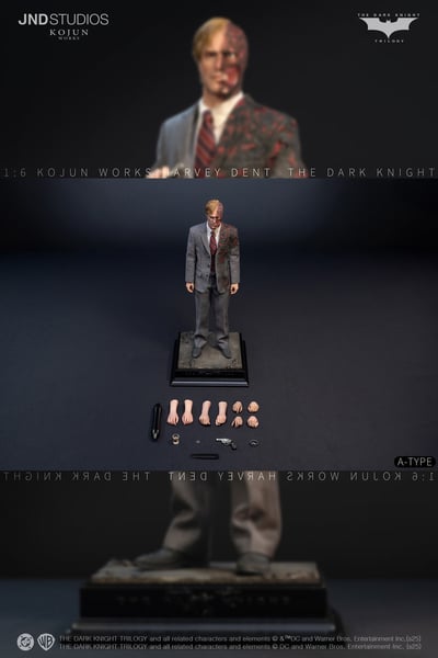 【正版授權】JND STUDIOS-蝙蝠俠黑闇騎士 雙面人 哈維丹特19
