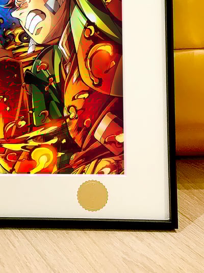 【週邊】星空工作室-鬼滅無限城 鬼滅之刃 無限城篇 炭治郎富岡義勇猗窩座動漫二次元裝飾畫5