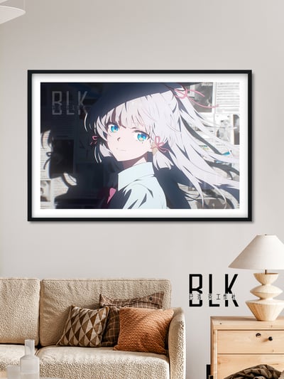 【週邊】巴洛克－原神 港風神里綾華 裝飾畫&冰箱貼4