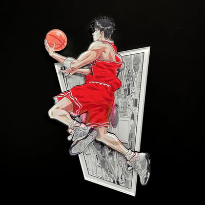 【週邊】萌萌匠-灌籃高手冰箱貼 3D立體湘北五虎磁貼11