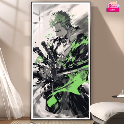 【週邊】阿喵畫社-雙影墨龍 索隆組合4