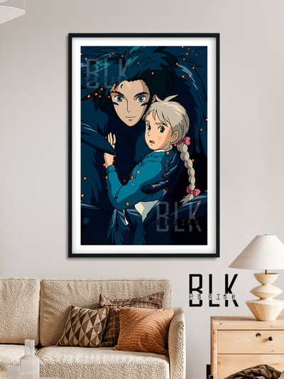 【週邊】巴洛克－哈爾的移動城堡 哈爾蘇菲 裝飾畫&冰箱貼4