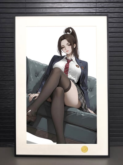 【週邊】H2工作室－制服不知火舞 裝飾畫2