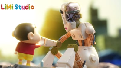 【蠟筆小新】LiMi工作室-小新與機器人爸爸4