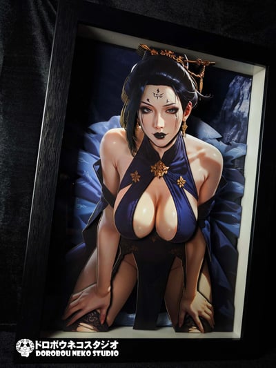 【黑悟空】泥棒貓工作室-四妹 立體裝飾畫4