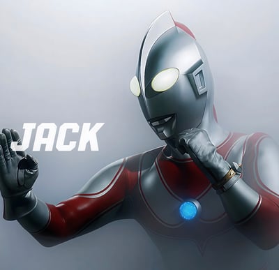 【週邊】H2工作室-傑克奧特曼 鄉秀樹團時朗昭和奧特曼裝飾畫4